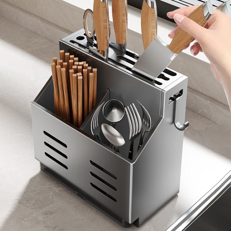 Multipurpose Kitchen Knife and Chopstick Holder