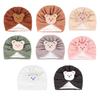 Children Hat Cartoon Bear Design Comfortable Elastic Fit Knitting Hat All-Round Thermal Protection Winter Baby Hat