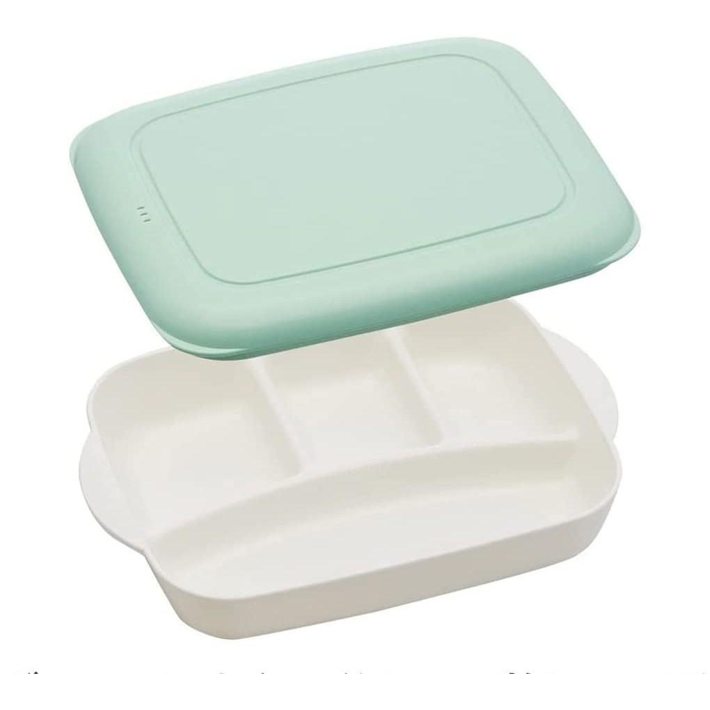Skater Pre-made bento to eat at home Lunch box Large capacity L 840ml Lunch plate Green LHM2-A