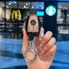TGM3   Female Key Case for Mercedes Benz CLS CLA GL R SLK AMG A B C S Class 3 Button Remote Car Key Cover Holder Keychain Accessories