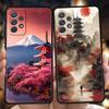 Чехол для телефона с японским аниме-пейзажем Для Samsung A15 A13 A35 A55 A51 A71 A41 A31 A21S A03S A05 A23 A25 A33 A53 A73 5G Чехол