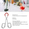 Silver Crucible Tongs Chrome Plated Flask Clamp Heat Tough Laboratory Tongs  Lab Equipment Handling