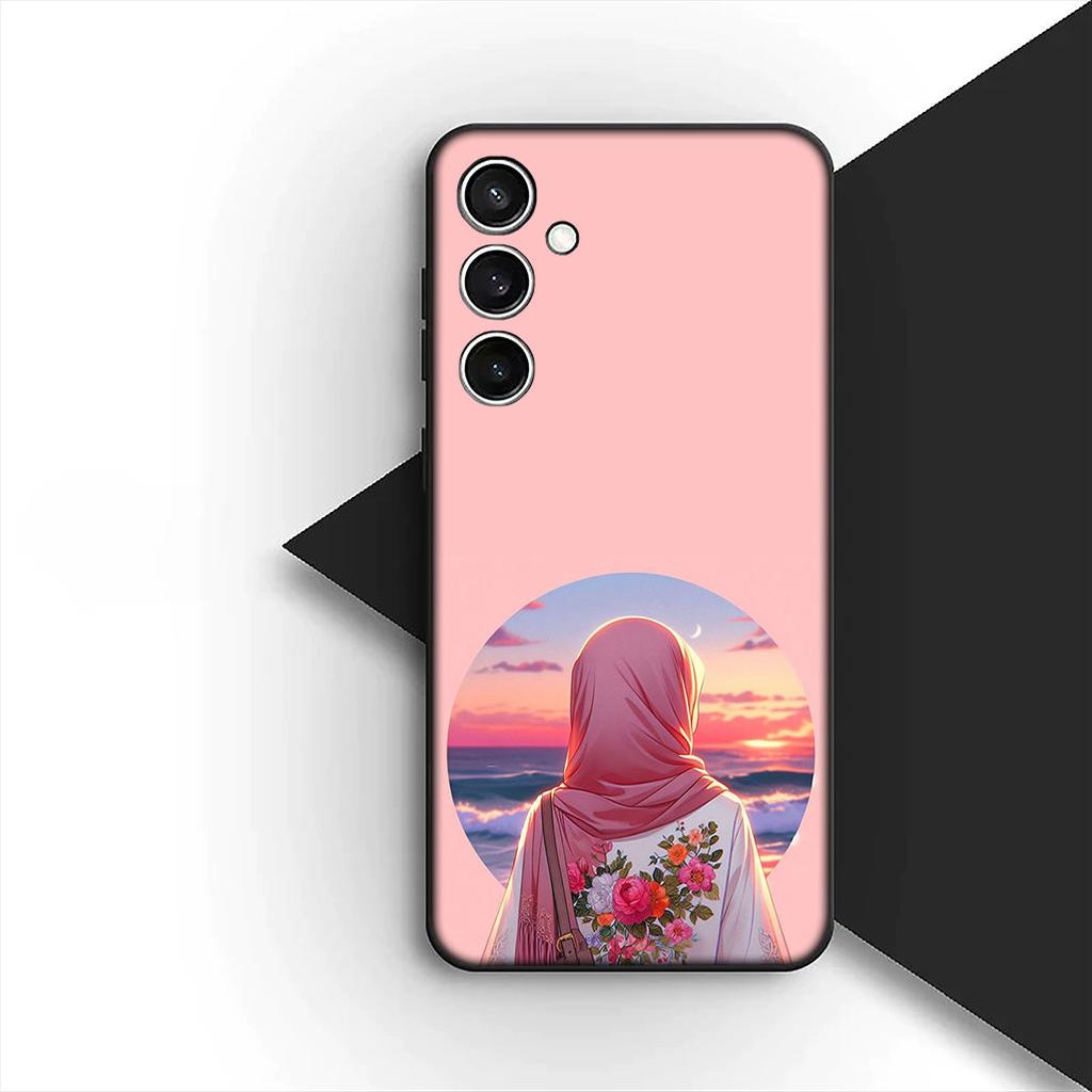 Cover for Apple iPhone 12 13 Pro XS Max Mini ProMax X XR Air 13Pro Casing Phone Case Arabic islamic muslim Muslimah Girl