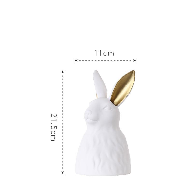 Керамическая ваза в виде головы кролика, горшки «Белый лебедь», фарфоровые фигурки цветов, вазы для гидропоники для свадеб, украшения дома, керамическая ваза
