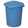 Мусорный бак Iris Ohyama круглый синий 45л диаметр x высота 46,5 54,5см MA-45
