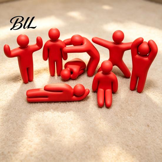 Flexible Jointed Characters 8 Pcs Meccha Chameleon Figurines, 3D Printed Articulated Action Durable Plastic Figures Figures, DIY Blank Graffiti