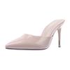 Fashion High Heels Women's 2025 New Fashion Outer Wear Baotou Drag All-match Stiletto Pointed Sandals and Slippers Half Drag Women