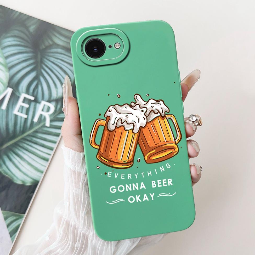 Чехол For iPhone 16e A3212 A3409 A3410 A3408 Задняя крышка For iPhone 16e Чехол Силикон Мода Роскошный Милый Мультяшный Крутой Мальчики Девочки