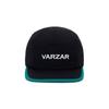 VARZAR Logo Two-Tone Camp Cap Black