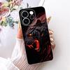 Чехол для телефона Oppo Reno15 F На Reno 15 15F Чехол Крутой Мультяшный Принт Дракон Лев Тигр Задняя Крышка Прозрачный Мягкий Силикон Capa