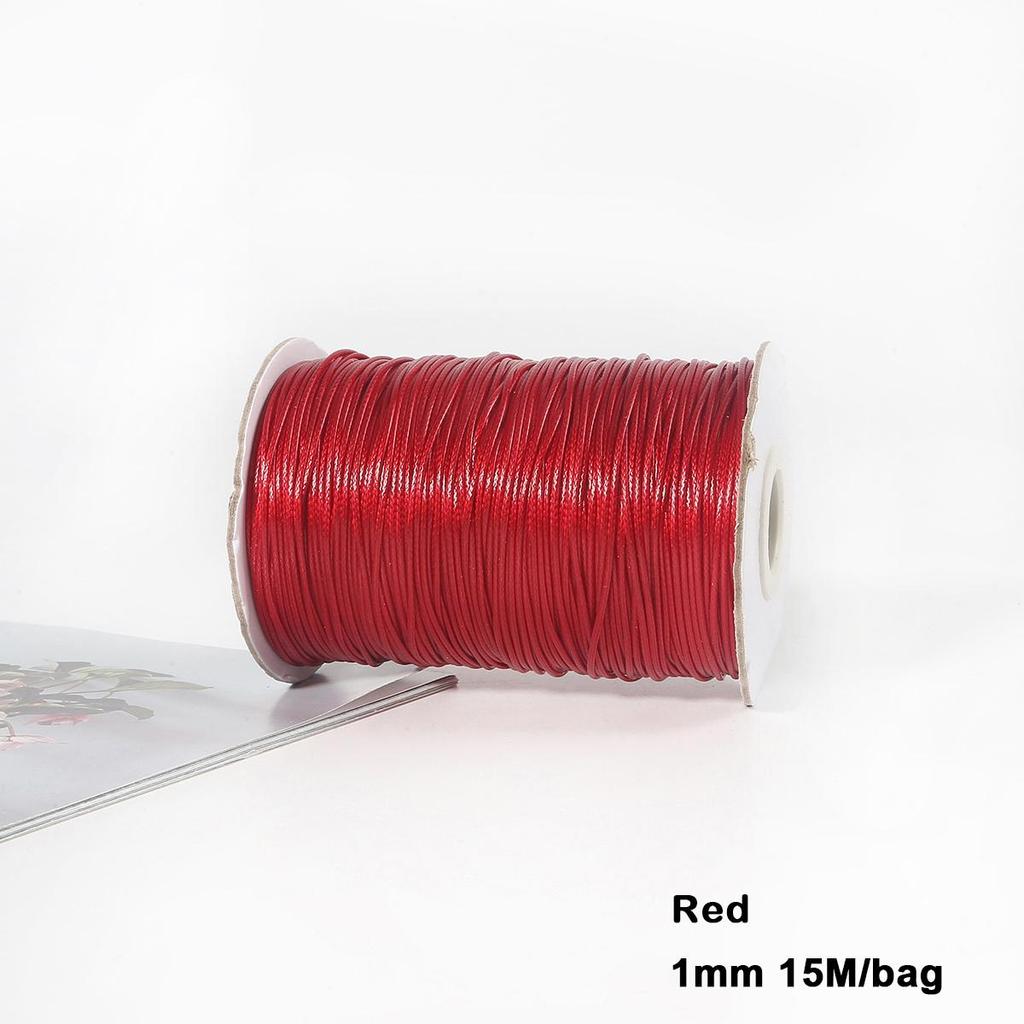 Разноцветные вощеные хлопковые шнуры для макраме, ювелирные бусины, изготовление ювелирных изделий своими руками