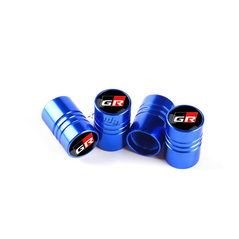 4Pcs Car Wheel r79 Tire Valve Stem Caps Air For GR Sport Yaris 86 Corolla Camry Hilux Supra C-HR Highlander RAV4 Tyre Accessories