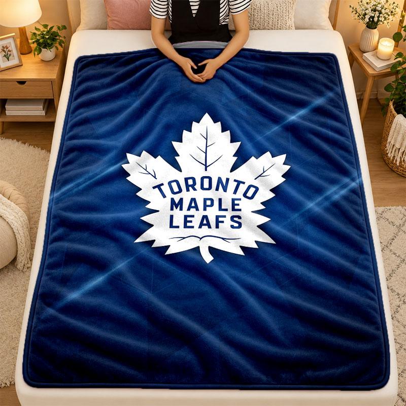 Фланелевое одеяло Toronto Maple Leafs Теплое Мягкое Плед для использования на диване кровати в гостиной