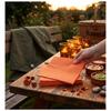 Lot de 20 serviettes en papier 33 x 33 cm Tendance Uni terracotta