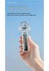 26-Color Mini Transparent Handheld Fan with USB Charging, Long Battery Life, and Three-Speed Wind