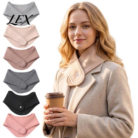 Silk Velvet Neck Wrap Thermal Warmer for Winter Cold Weather, Wrap, Fleece Lined Women Gaiter with Hidden Snap Fastening Women, Soft Windproof