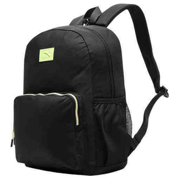 New Anta Life Collection Fabric Backpack Unisex Basic Black 192518151-1