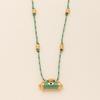 Devil's Eye Metal Chain Necklace Weave Punk Gothic Necklace Devil's Eye Necklace Women  Party