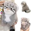 15/20/28 см Мультяшная Милая Ручная Плюшевая Кукла Круглый Серый Кот Животное С Длинным Хвостом Набитая Игрушка Домашний Декор Подарок Для Детей