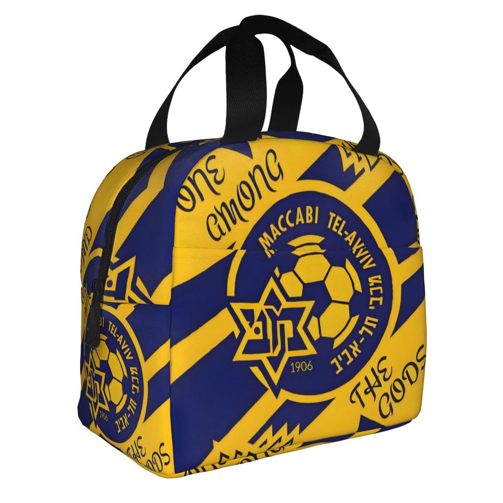 Footbally Beitar Jerusalem FC Soccer Insulated Lunch Bag for Work School Waterproof Cooler Thermal Lunch Box Women Men
