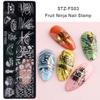 1 Pc Snake Nail Art Stamping Plates Wild Animal Prints Leopard Tiger Skins Nail Stencils Flower Lace Stamping Templates