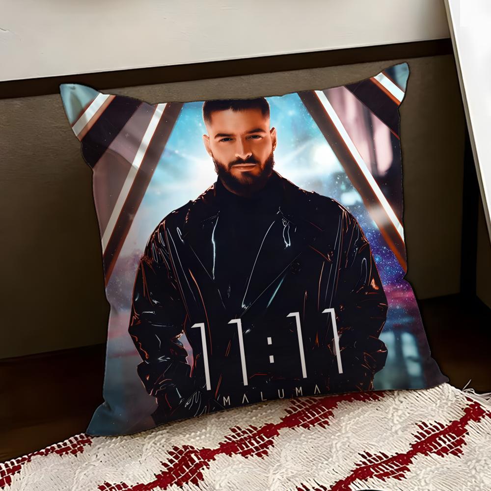 Colombian singer Maluma Cushion Cover Reversible Soft Durable Pillow Cover Home  Car MultiScene Use for Daily Comfort