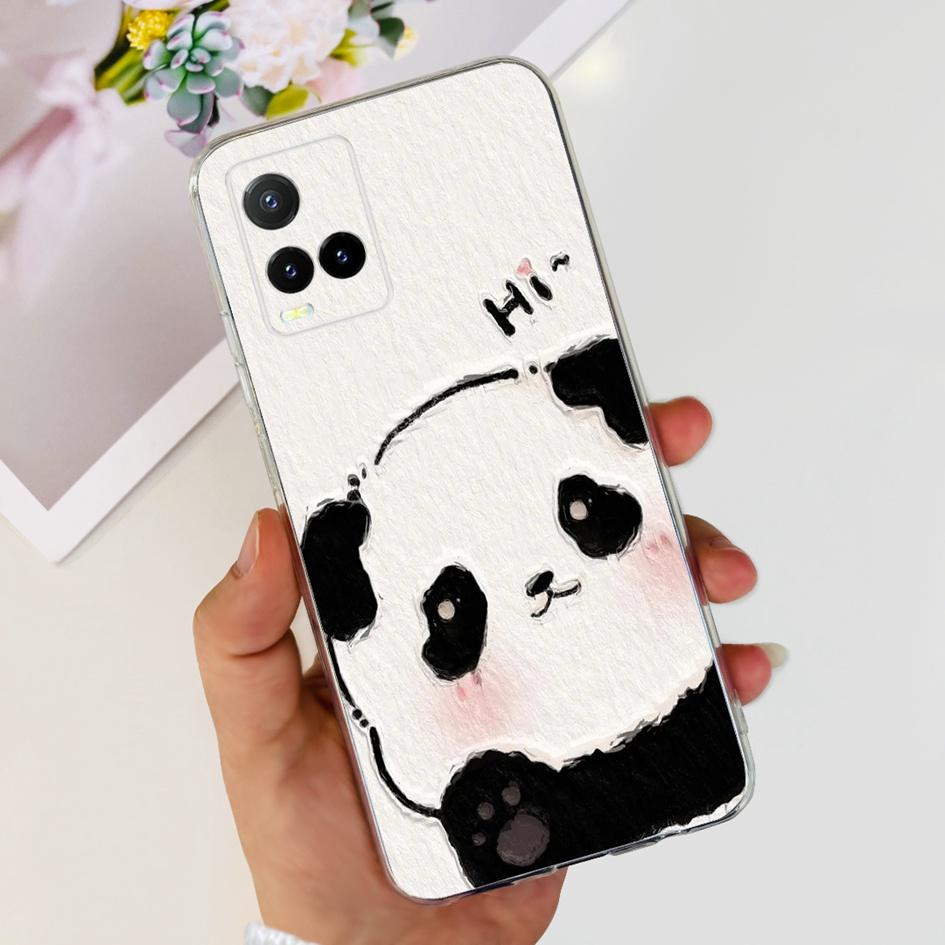 For Vivo Y33s V2109 Case Y21 2021 V2111 Cover Fashion Flower Soft Clear Silicone Slim Fundas For Vivo Y21t Y33t Y21a Y21s Bumper