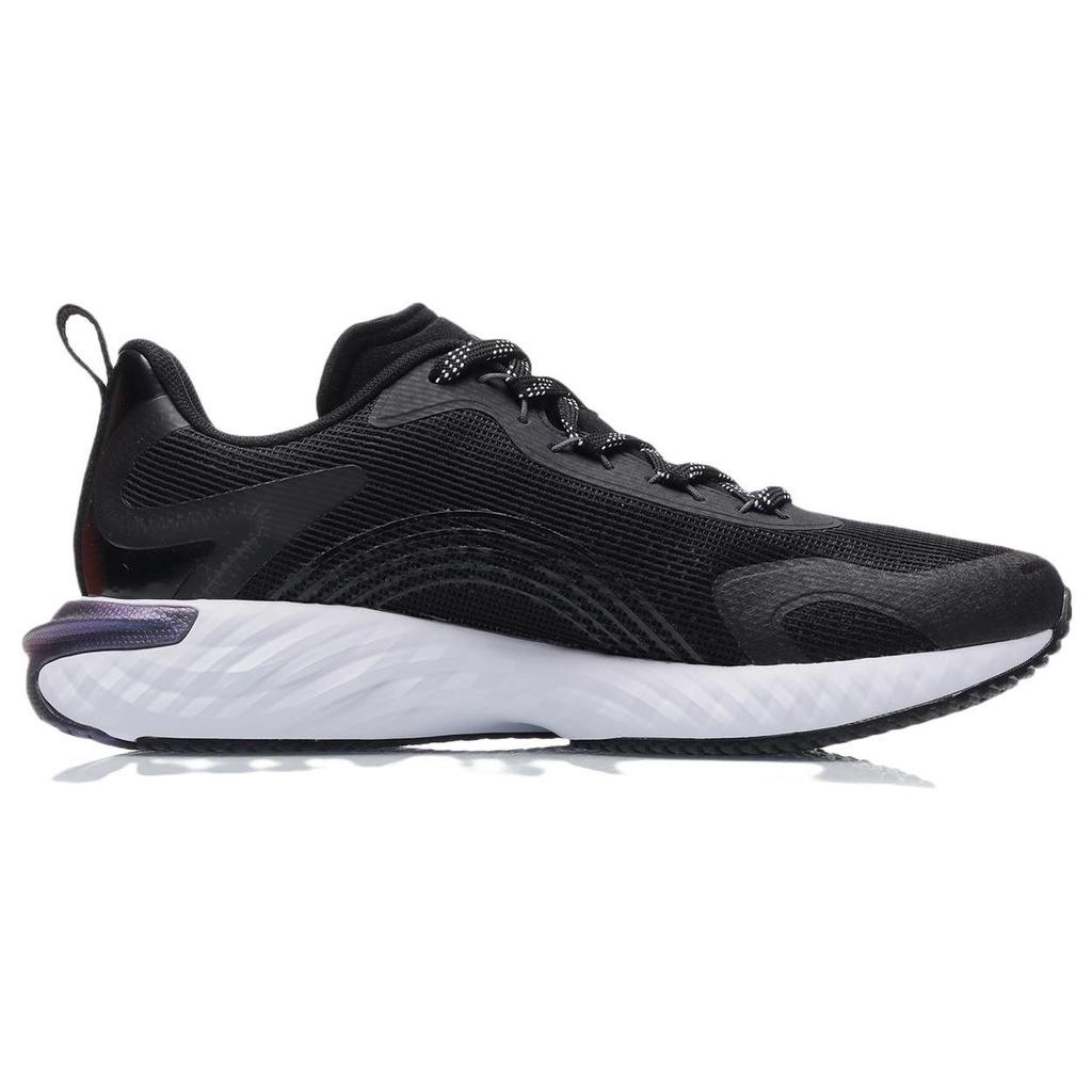 Li Ning Cloud Series Comfortable Durable Breathable Low-Top Running Shoes Men Sneakers Black ARST067-1