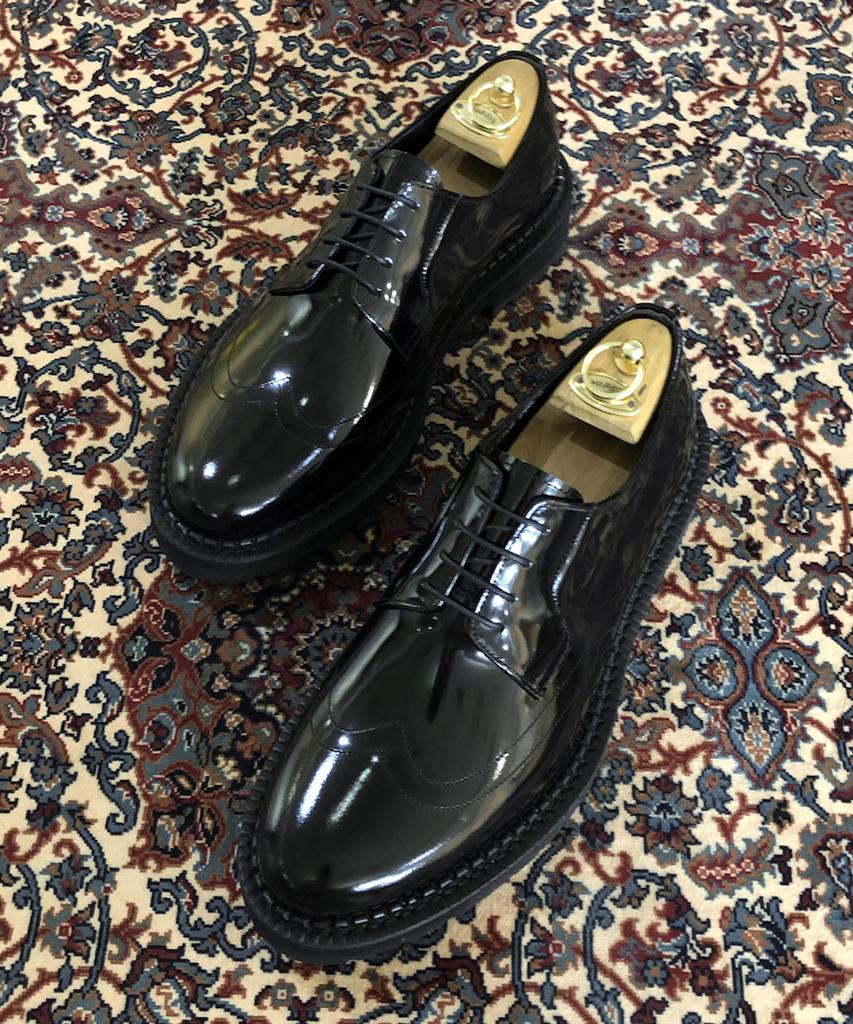 Joenshoe Dignity Wingtip Work Boots Black