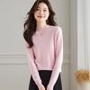 Srcr Women's 100% Cashmere Semi-High Neck Sweater