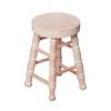 Doll House Mini Log Round Stool Model Creative High Stool Tea Bar Stool Miniature Food Play Accessories