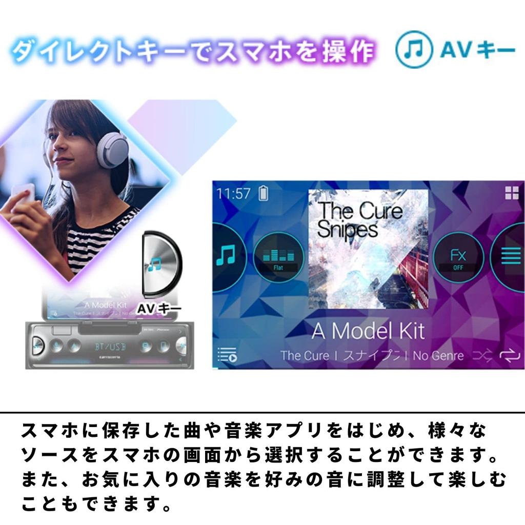 Pioneer Pioneer Audio 1D Mechaless Bluetooth USB iPod iPhone AUX DSP Carrozzeria MVH-7500SC