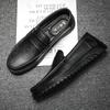 Модные мужские повседневные туфли из натуральной кожи, мокасины ручной работы, мужские удобные лоферы для вождения, слипоны, мужская обувь, удобные деловые балетки