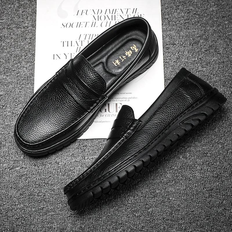 Модные мужские повседневные туфли из натуральной кожи, мокасины ручной работы, мужские удобные лоферы для вождения, слипоны, мужская обувь, удобные деловые балетки