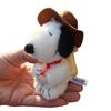 1piece 12CM Peanuts Snoopy Plush pendant toys Christmas gift toysChristmas tree ornament toys
