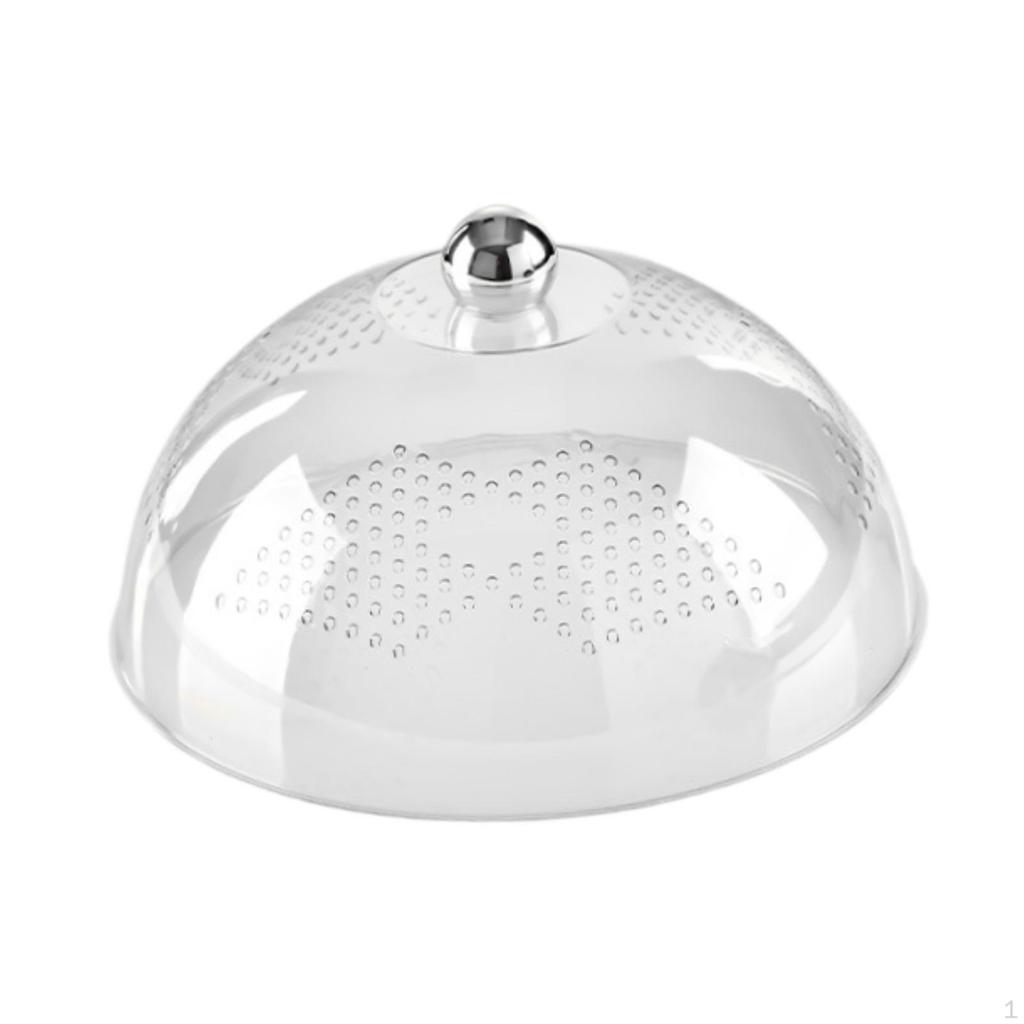 Крышка для десерта с маслом, крышка для еды, верхняя ручка, многоразовая купольная тарелка для торта, для тарелок на открытом воздухе