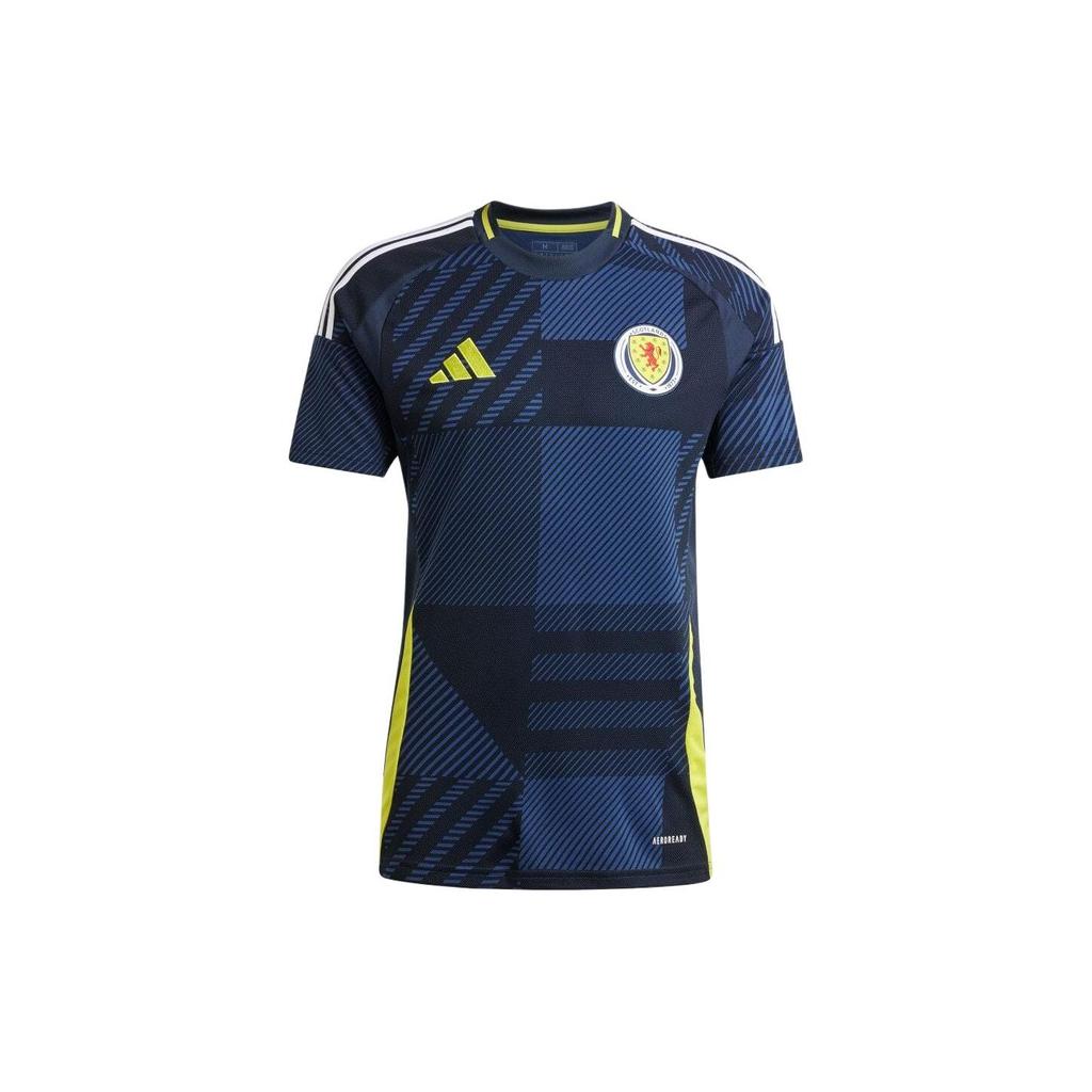 Adidas Шотландия 24 Домашний Джерси Ночной Темно-Синий Унисекс Уличная одежда IP8359