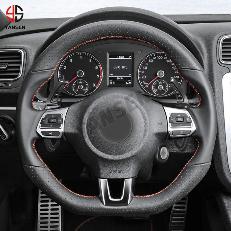 Лепесток переключения передач DSG для Volkswagen CC Golf 5 Golf 6 Jetta Passat Polo Scirocco Лепесток переключения Углепластик Рулевое колесо