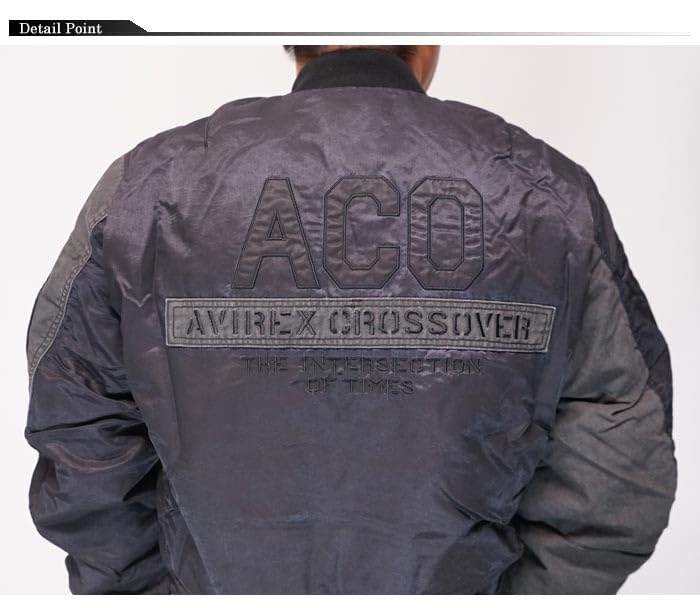 CROSSOVER FADED CUSTOM Выцветший Кастом XL 310 Оливковый [Avirex] MA-1 MA-1 Мужской 783-4252031