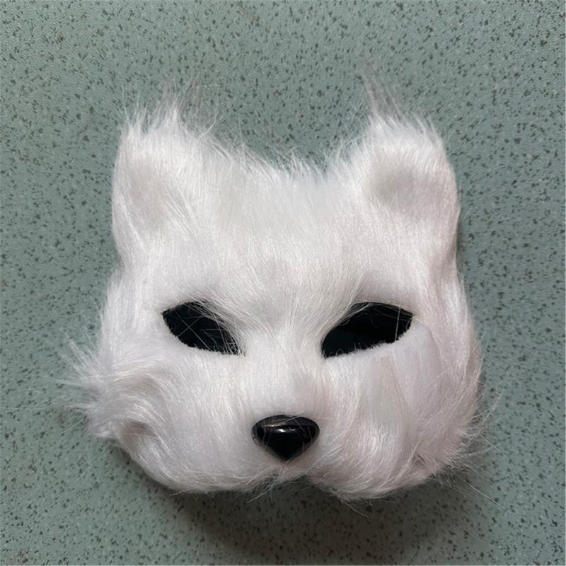Костюмы Кошек Косплей Маска для Лица Кошки Перчатки Лапы Кошки Набор Хвост Кошки Хэллоуин Животное Карнавальный Костюм Комплект Аксессуаров