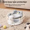 Стульчик для купания с дизайном мультяшного животного, Детское безопасное сиденье с ограждением, Противоскользящее дно, Поддерживающее положение при сидении, Высокая спинка, Инструмент для купания