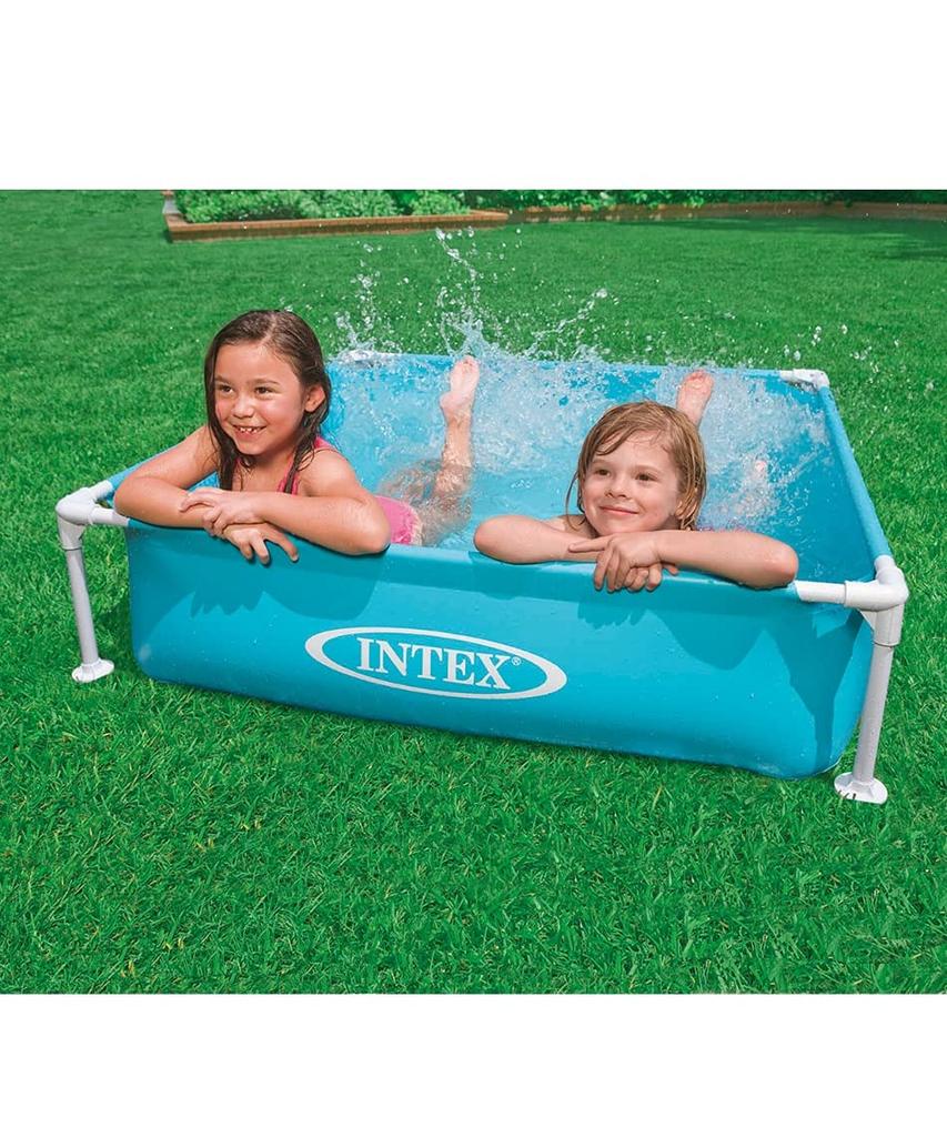 INTEX Mini Frame Pool Blue 122 X 122 X 30cm 57173 Japanese [Genuine Product]