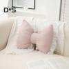 Bow-shaped Pillow Ruffle Lace Decor Fluffy PP Cotton Filling Holiday Adds Elegance And Romance Pillow Bed Couch Car Seat Decoration Companion Pillow