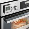 LCD Digital Food Temperature Gauge Cooking Meat Thermometer with Temperature Probe, Digital Oven