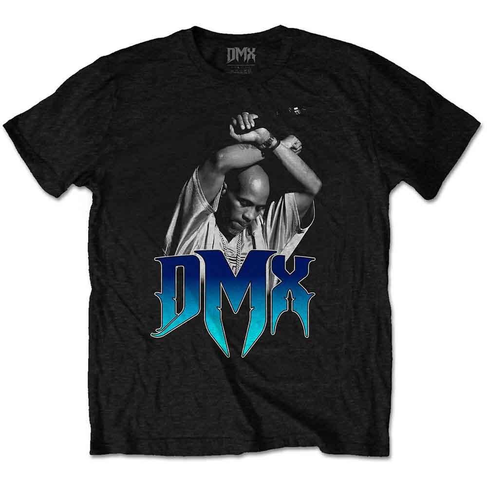 DMX T Shirt Arms Crossed Logo Official Mens Black M