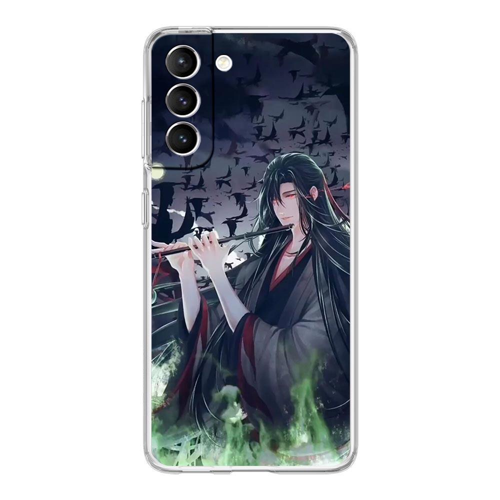 Чехол для телефона Mo Dao Zu Shi Wei Wuxian для Samsung Galaxy S22 5G S20 Ultra S21 FE 5G S10E S9 S8 S10 Plus Note 20 10, прозрачный чехол