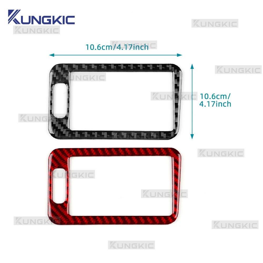 For Mercedes Benz SLK R170 1996 1997 1998 1999 2000 2001 2002 2003 Real Soft Carbon Fiber Passenger Air Vent Frame Trim Sticker