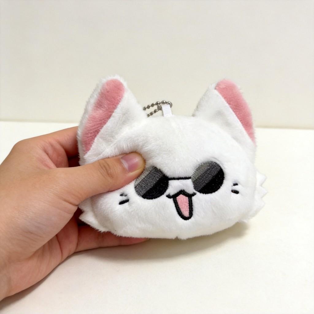 Jujutsu Kaisen Plush Toy Cute Cat Animal Stuffed Animal With Squeaker And Collectors