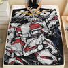 1Pc GUNDAM MOBILE SUIT Print Flannel Blanket High Quality Warm Comfortable Cover for All Seasons Perfect for Gifts Home Decor