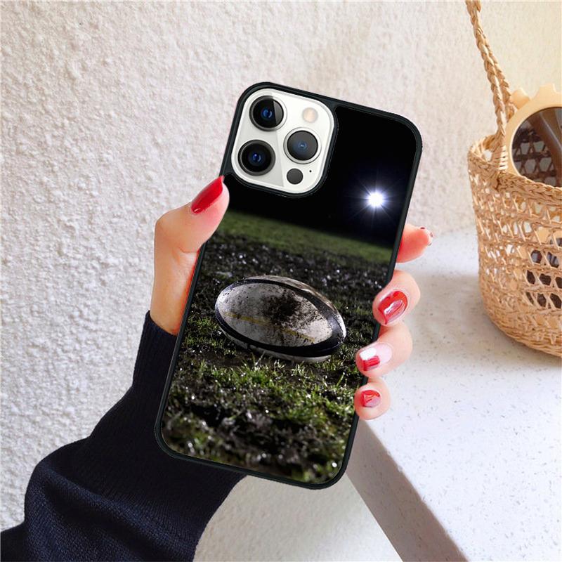 American Football Phone Case for iPhone 17 Air 16 15 14 12 13 PLUS 11 PRO MAX Back Cover Fundas Shell
